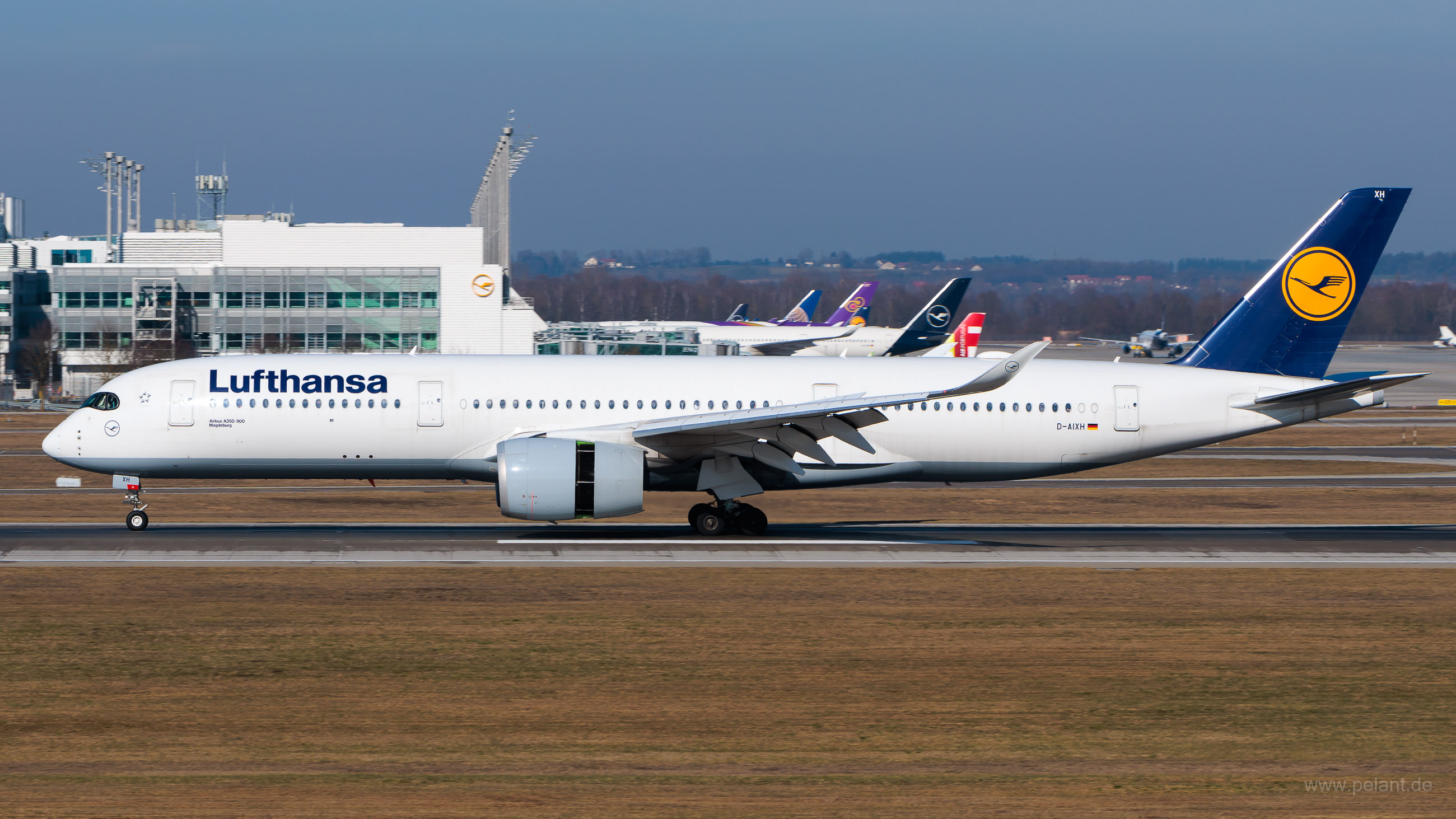 D-AIXH Lufthansa Airbus A350-941 in Mnchen / MUC