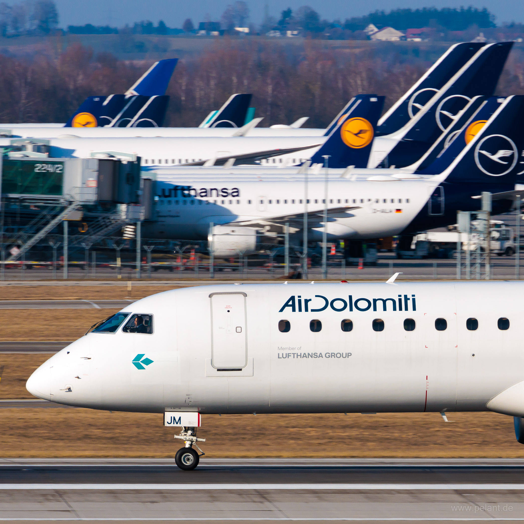 I-ADJM Air Dolomiti Embraer 195 in München / MUC