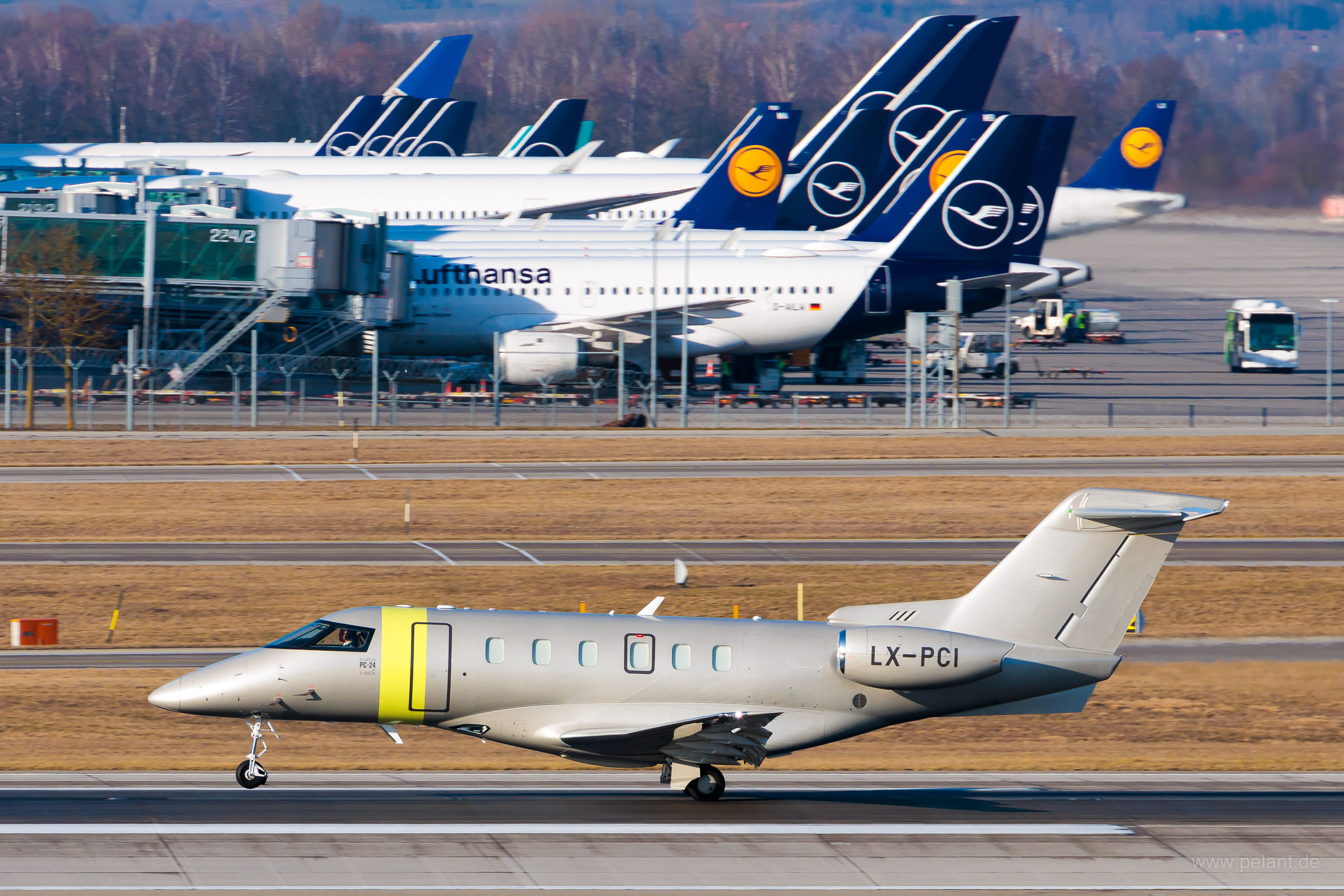 LX-PCI Jetfly Aviation Pilatus PC-24 in Mnchen / MUC