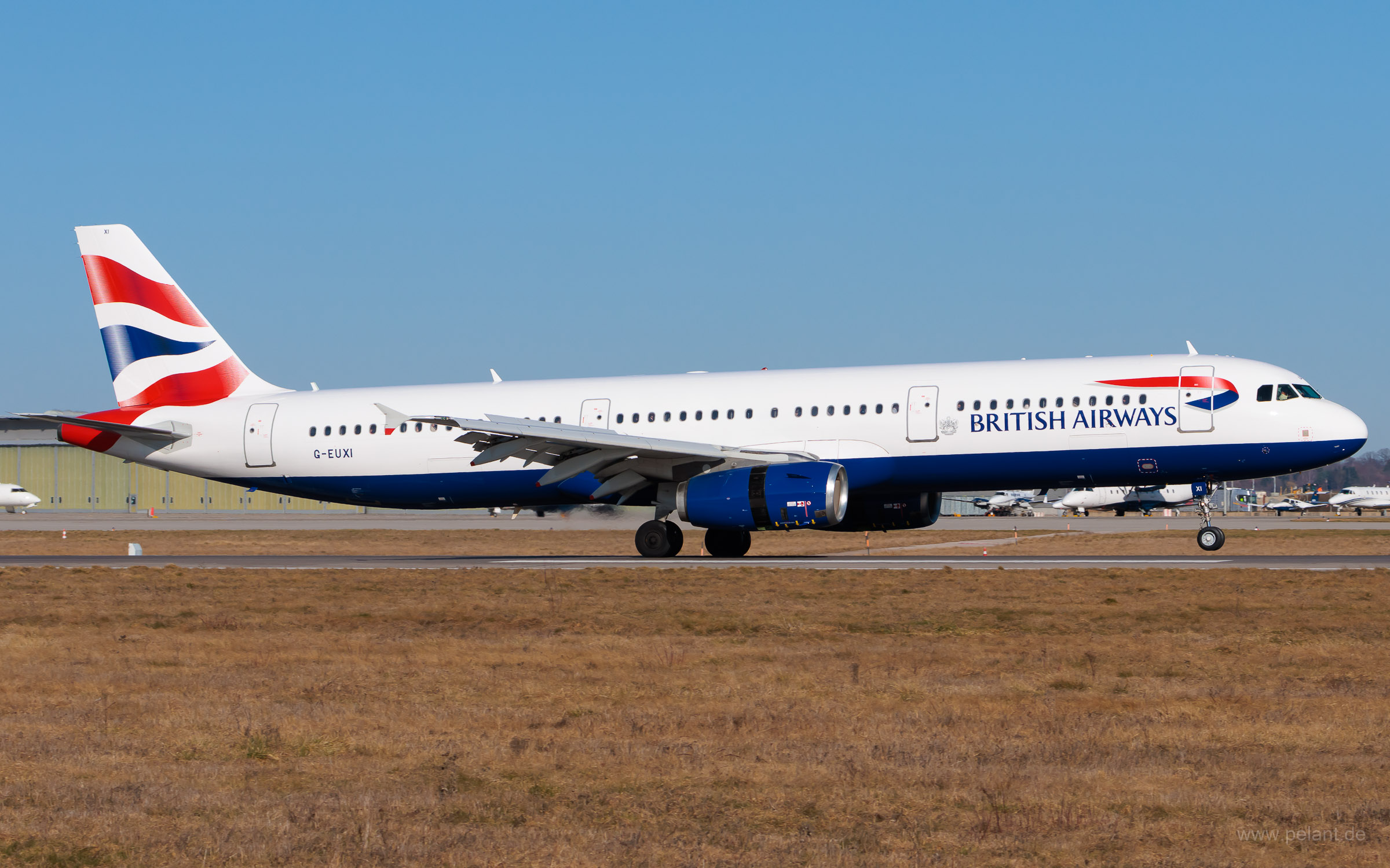 G-EUXI British Airways Airbus A321-231 in Stuttgart / STR