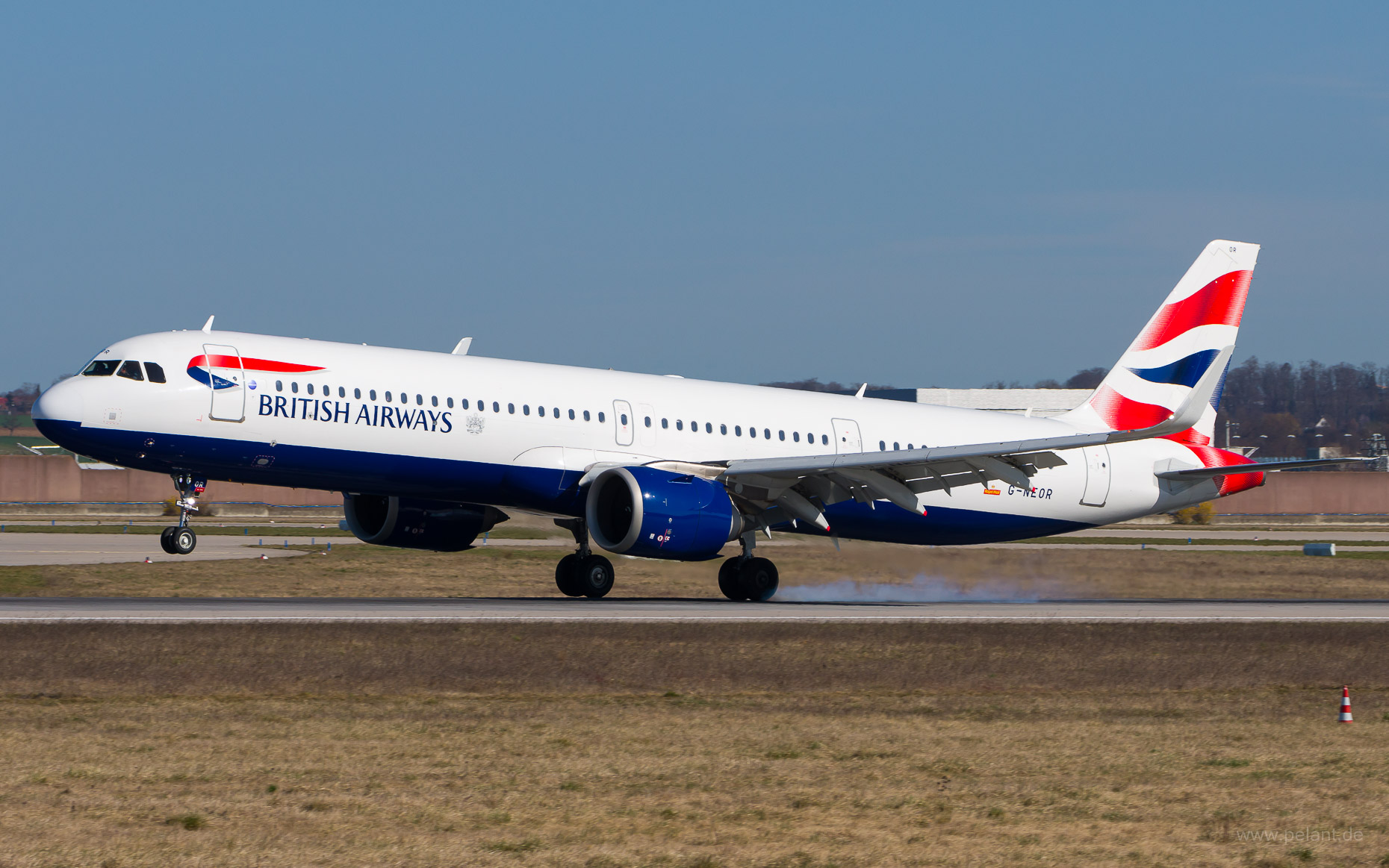 G-NEOR British Airways Airbus A321-251NX in Stuttgart / STR