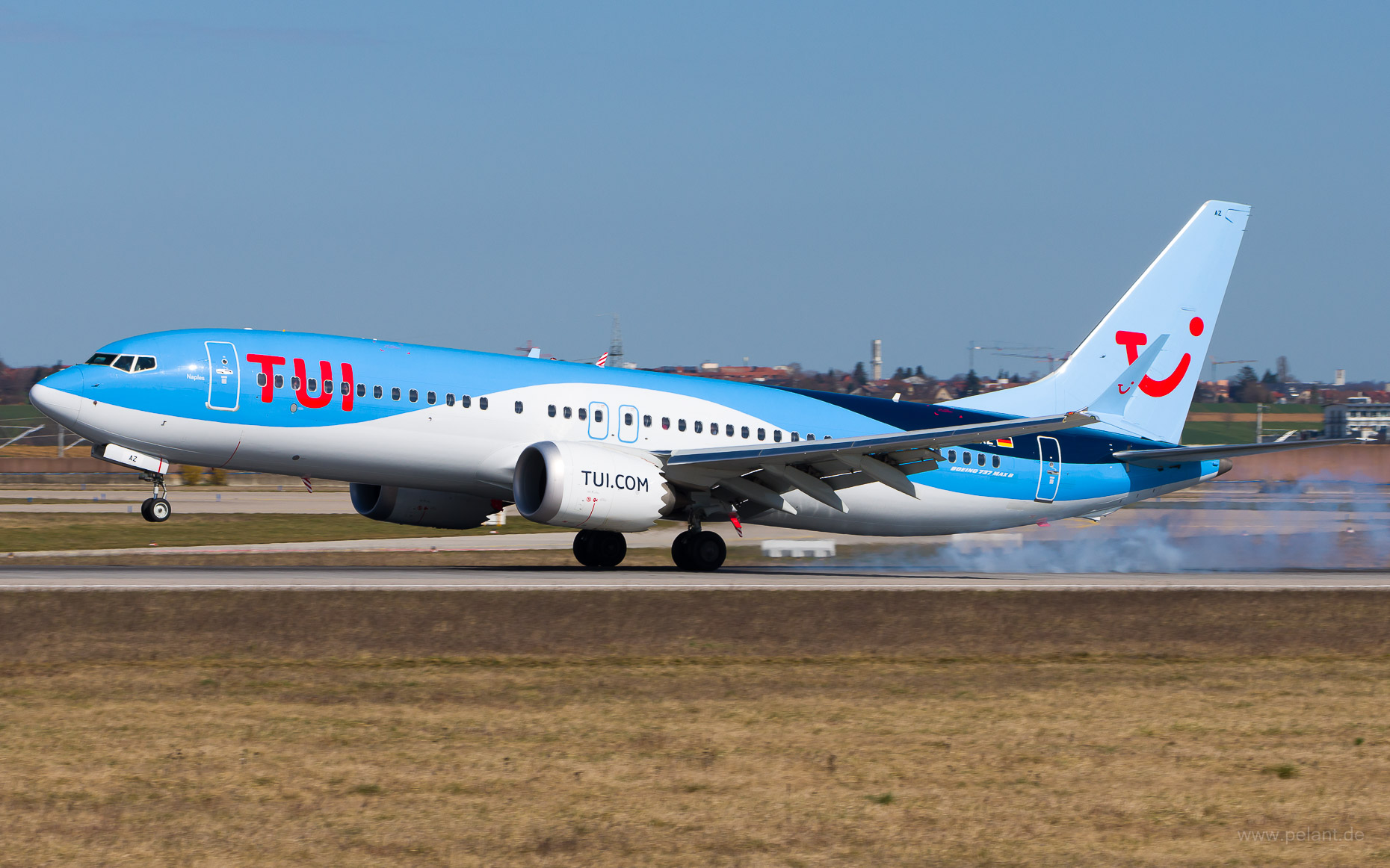 D-AMAZ TUIfly Boeing 737 MAX 8 in Stuttgart / STR