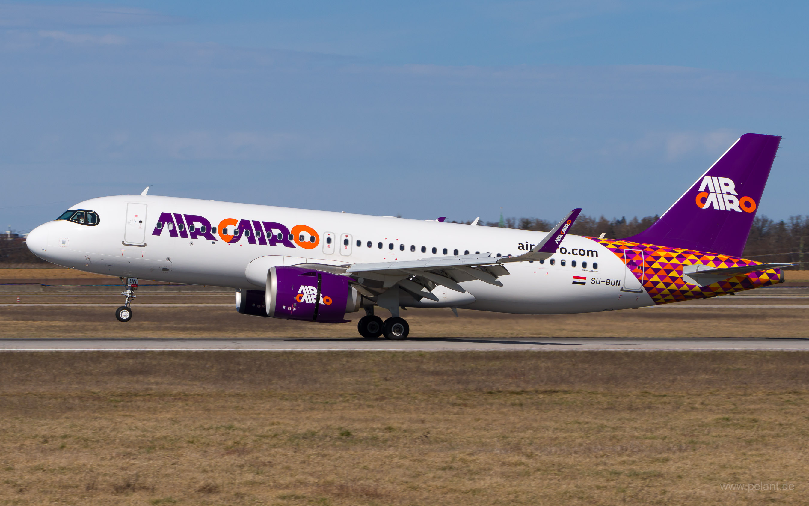 SU-BUN Air Cairo Airbus A320-251N in Stuttgart / STR