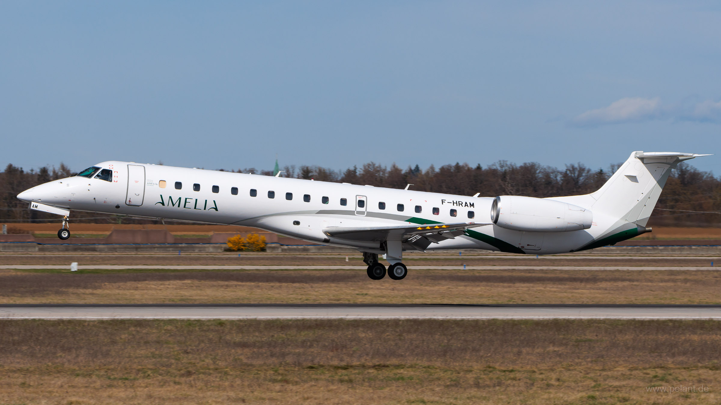 F-HRAM Amelia Embraer ERJ-145LU in Stuttgart / STR