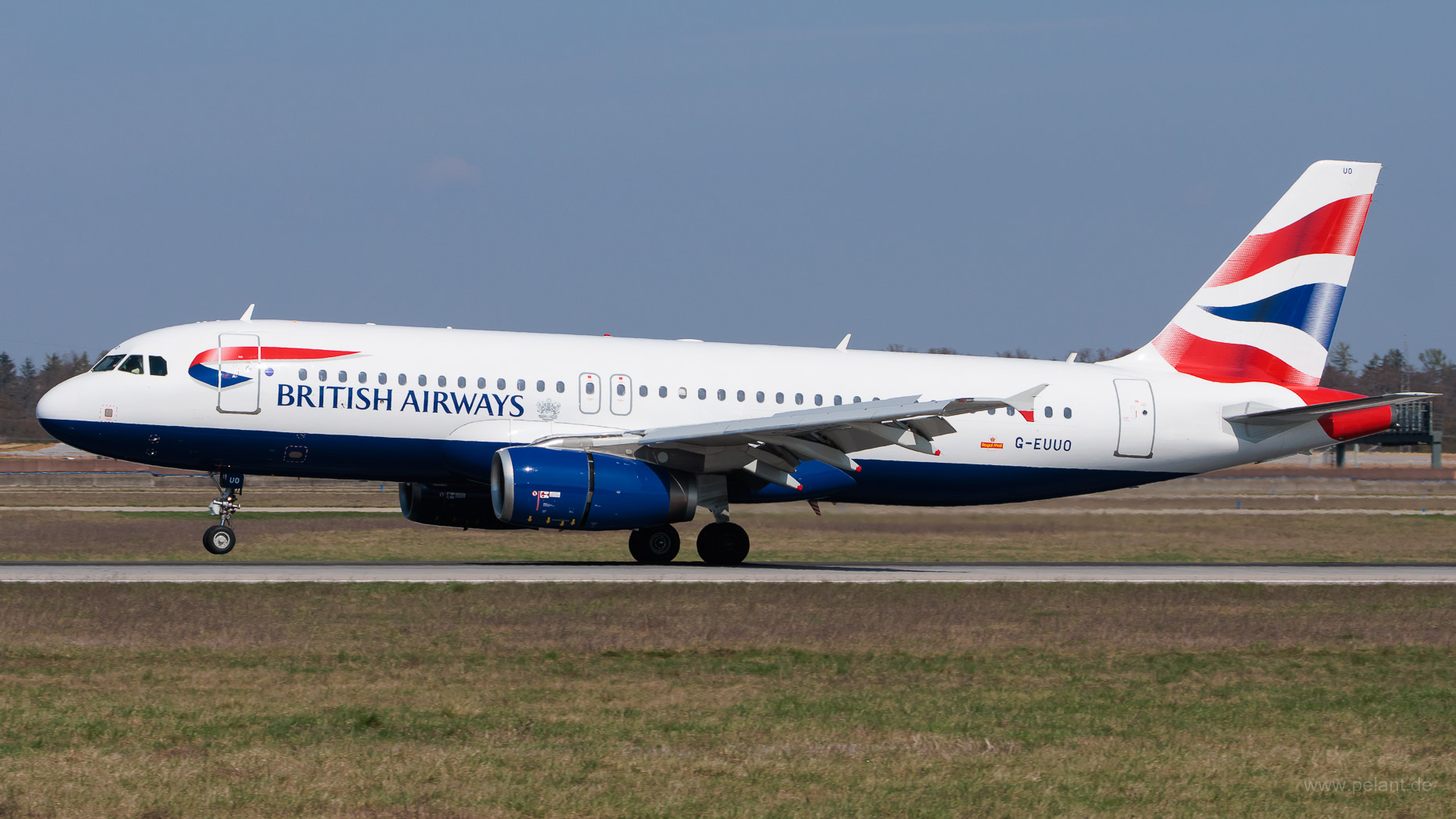 G-EUUO British Airways Airbus A320-232 in Stuttgart / STR