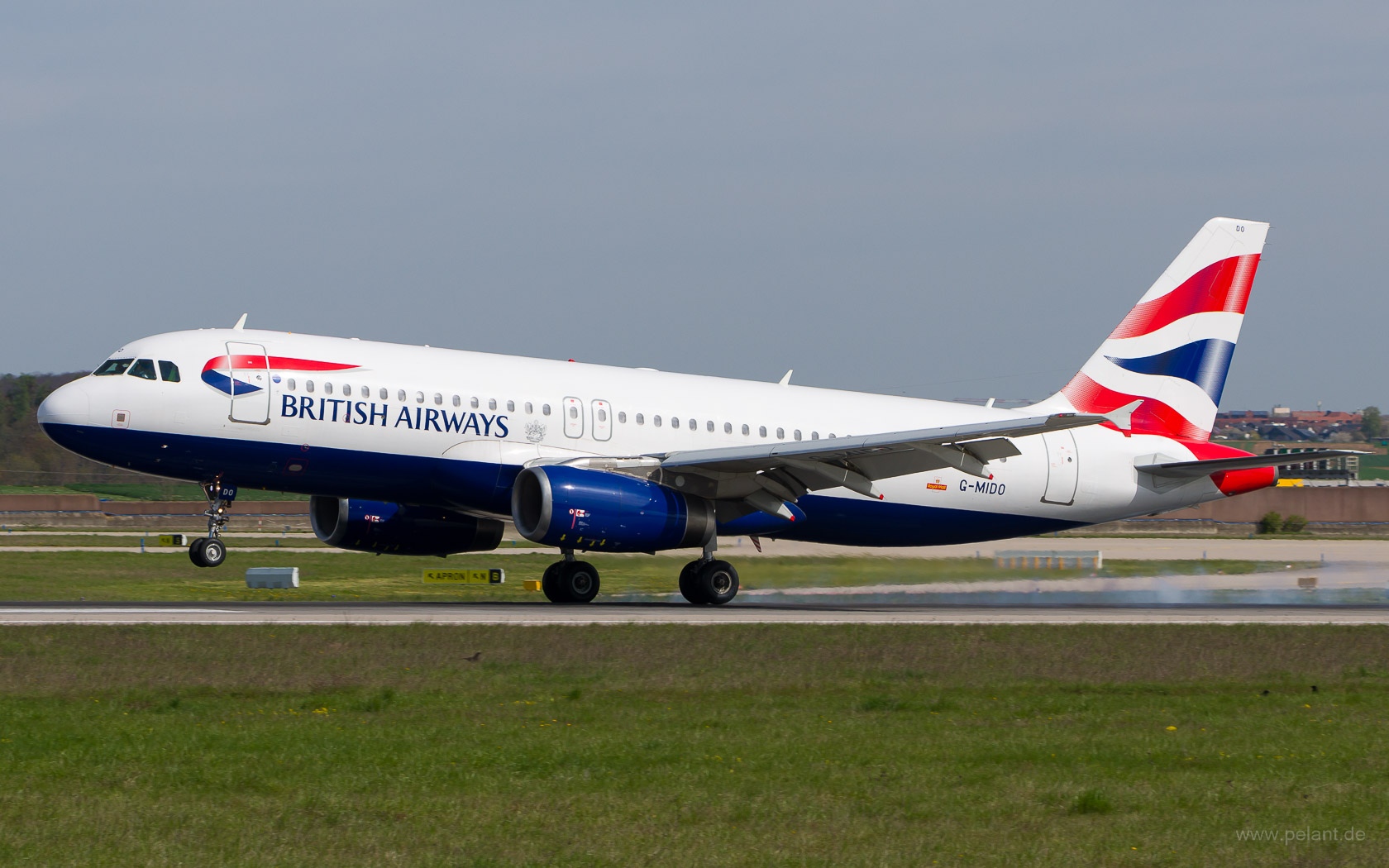 G-MIDO British Airways Airbus A320-232 in Stuttgart / STR