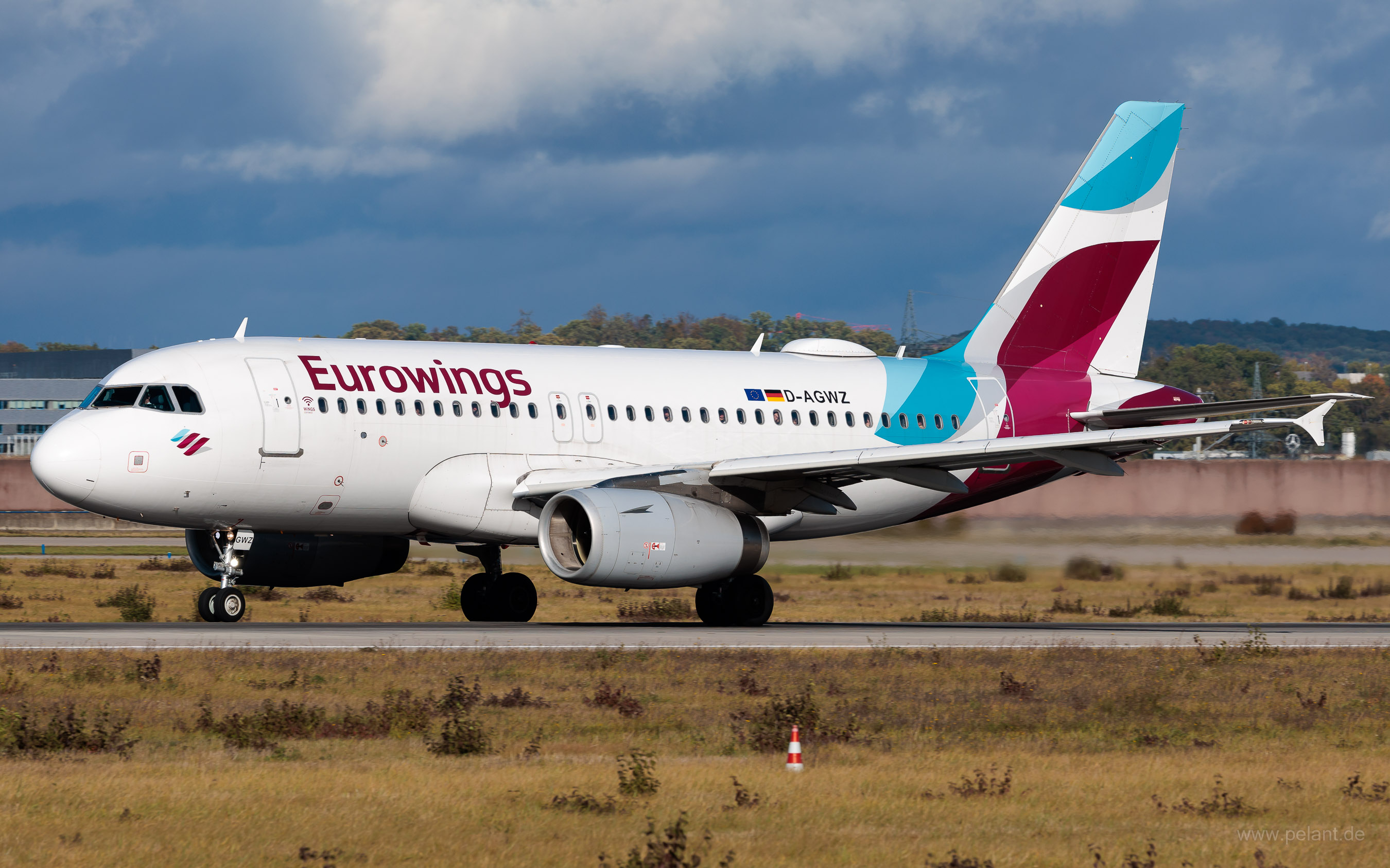 D-AGWZ Eurowings Airbus A319-132 in Stuttgart / STR