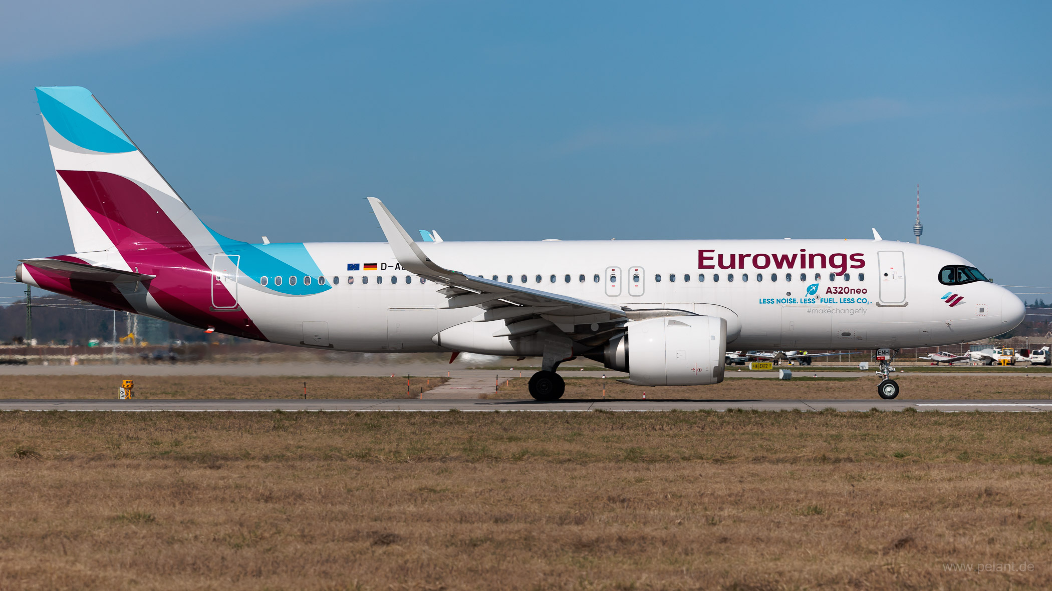 D-AENH Eurowings Airbus A320-251N in Stuttgart / STR