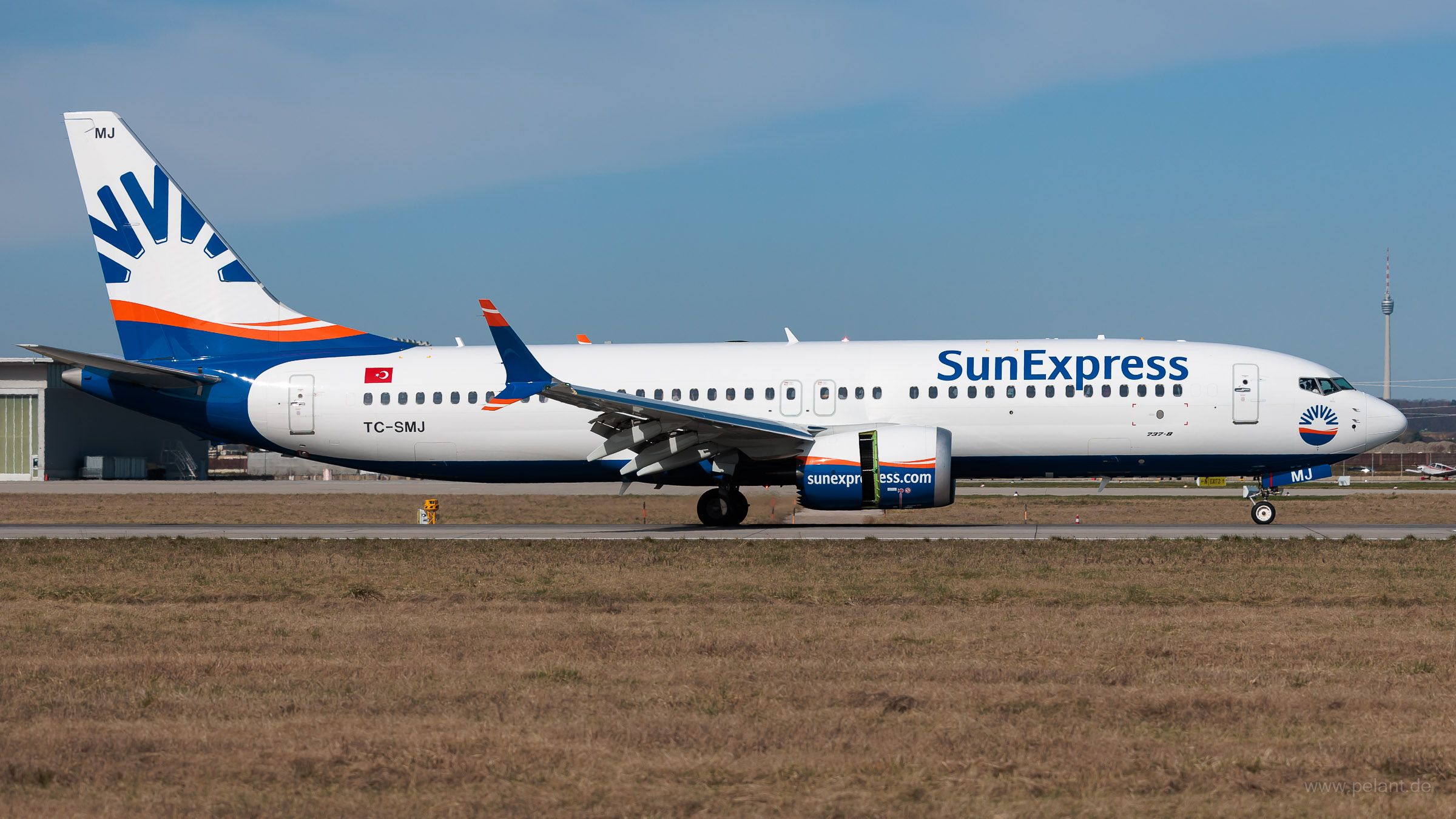 TC-SMJ SunExpress Boeing 737 MAX 8 in Stuttgart / STR
