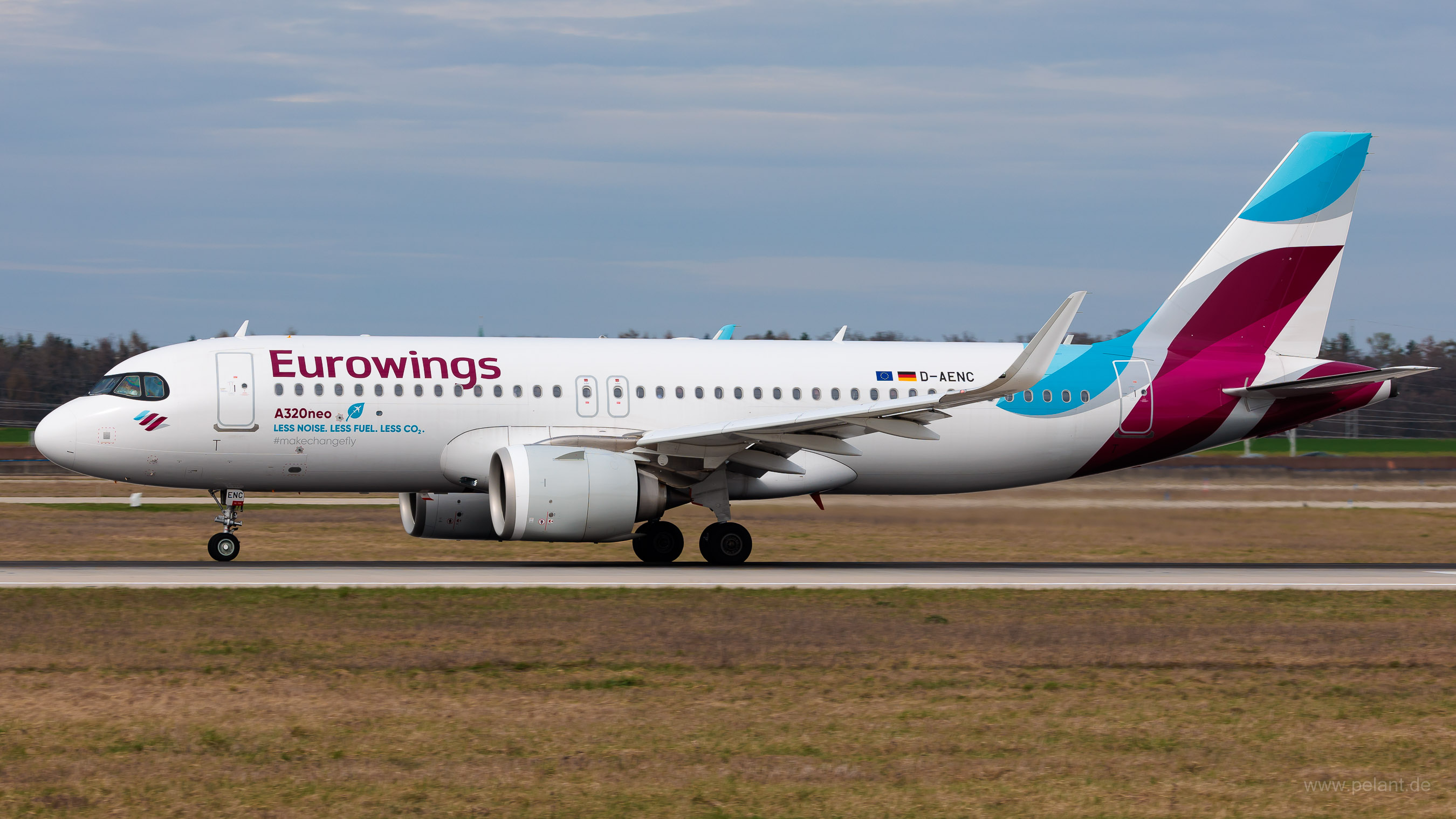 D-AENC Eurowings Airbus A320-251N in Stuttgart / STR