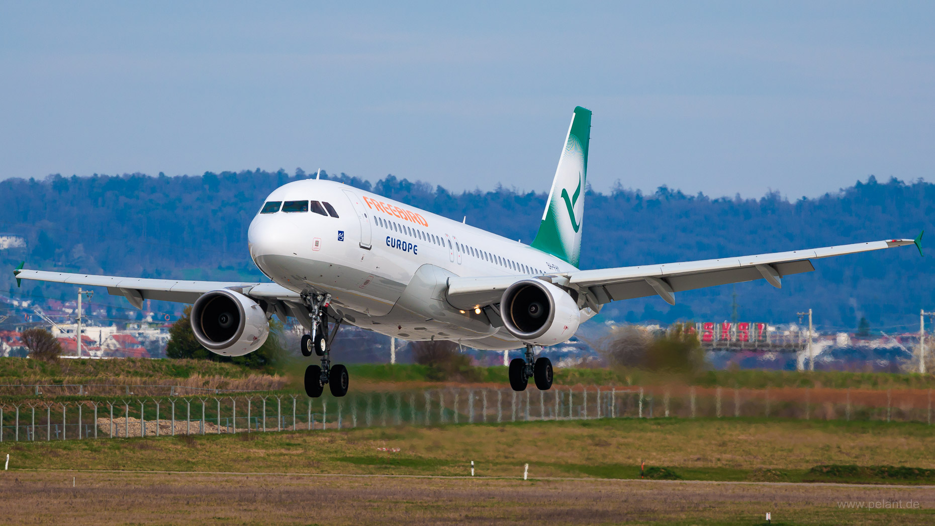 9H-FHY Freebird Airlines Airbus A320-214 in Stuttgart / STR