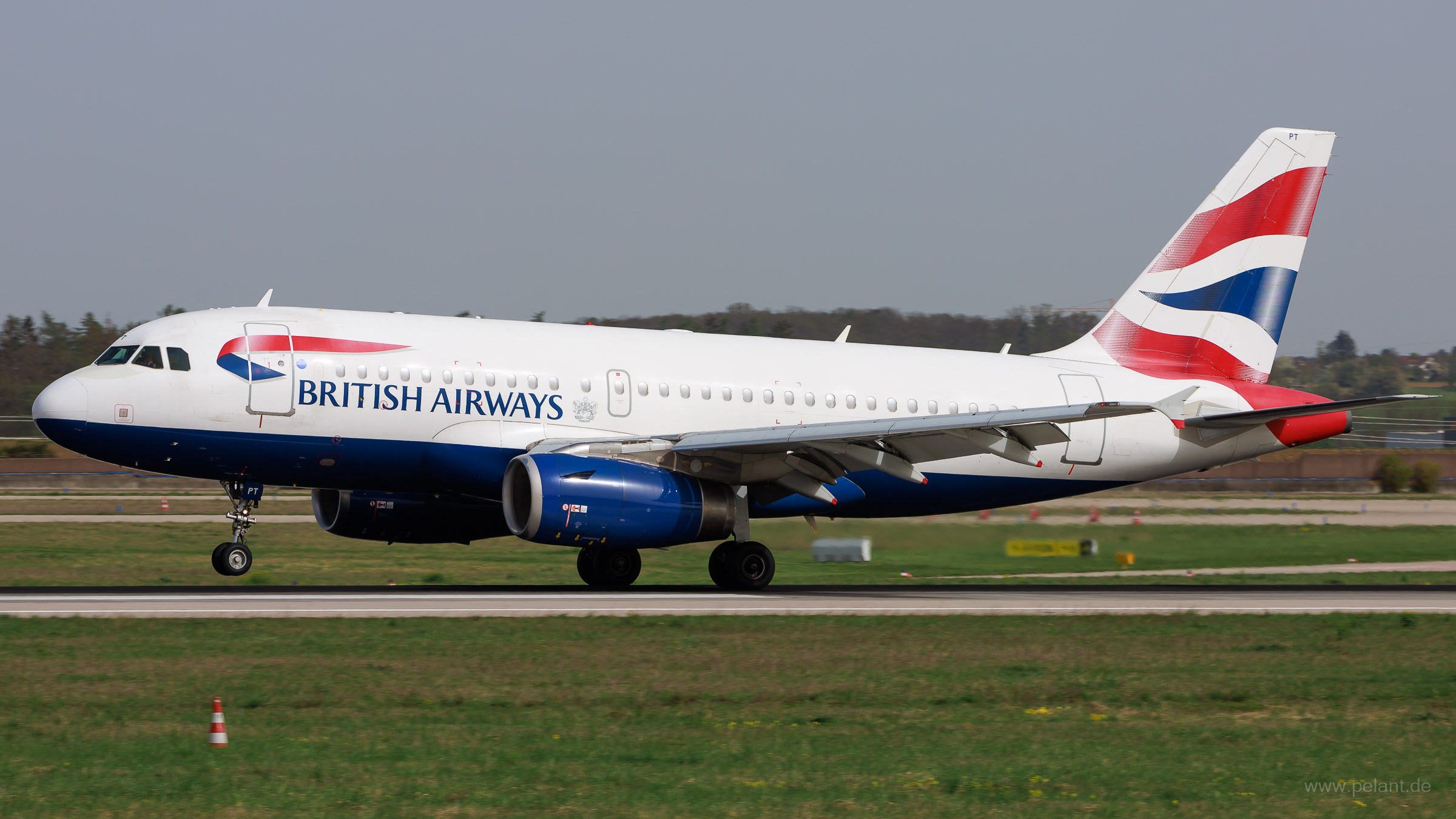 G-EUPT British Airways Airbus A319-131 in Stuttgart / STR